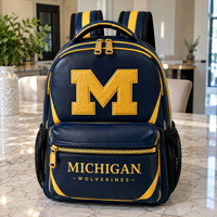 MICH Block M - Navy, Maize and Quiet Campus Confidence